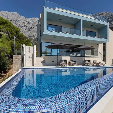 Luxury Basak With Infinity Pool And Sea View Makarska