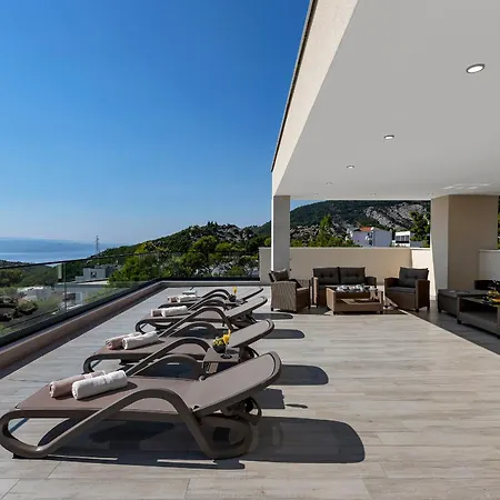 Luxury Basak With Infinity Pool And Sea View * マカルスカ