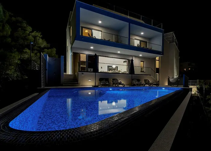 Luxury Basak With Infinity Pool And Sea View Villa Makarska