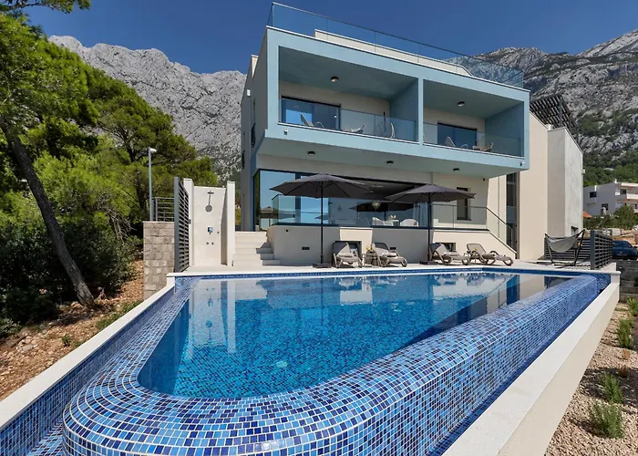 Luxury Basak With Infinity Pool And Sea View Makarska